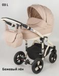 Купить Детская коляска Bebe-Mobile Toscana Deluxe Len 2 в 1 универсальная - Цена 0 руб.