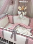 Комплект в кроватку Розовый жемчуг 12 предметов Marele