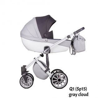 Детская коляска 2 в 1 Anex Sport 2.0 gray cloud Q1(Sp15)