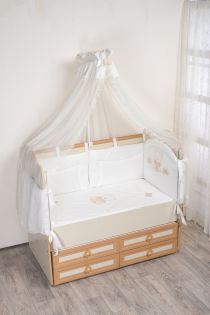 Детский комплект в кроватку для новорожденного Романтик