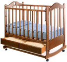 Кроватки качалки для новорожденных на колесиках