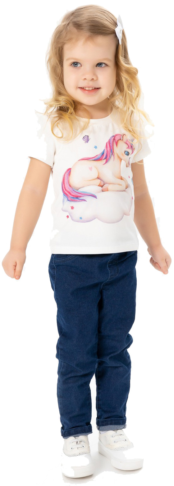 Маленькая девочка в футболке Luxury Baby