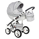 Детская коляска Adamex Monte Carbon 3 в 1 цвет D08 серый