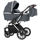 Детская коляска 2 в 1 Carrello Aurora CRL-6505 цвет Iron Grey серый
