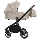 Детская коляска 3 в 1 Carrello Epica CRL-8510/1 цвет Almond Beige бежевый на черной раме