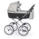 Детская коляска Roan Coss Classic 2 в 1 цвет Grey Glow серый