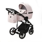 Детская коляска 2 в 1 Adamex Mobi Air Deluxe цвет M-SA15 светло-розовая кожа