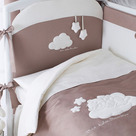 Комплект в кроватку Perina Бамбино 6 предметов цвет Капучино