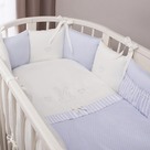 Комплект для овальной кроватки Perina Неженка Oval цвет Голубой