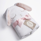Детское полотенце с капюшоном Perina Лапушка цвет Розовый