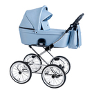 Классическая коляска-люлька Roan Coss Classic цвет Blue Pearl