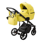 Детская коляска Adamex Lumi Air Deluxe 2 в 1 цвет L-SA22 Жёлтая кожа
