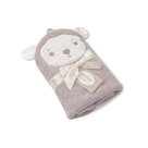 Детское полотенце с капюшоном Perina Muzzle цвет Мокко