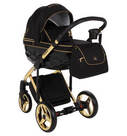 Детская коляска Adamex Chantal Special Edition 2 в 1 цвет С1A Чёрный/рама золото
