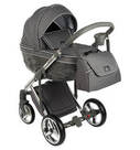 Детская коляска Adamex Chantal Special Edition 2 в 1 цвет C4 Серый/рама серебро