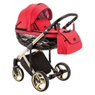 Детская коляска Adamex Chantal Special Edition 2 в 1 цвет С7А Красный/рама золото