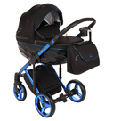 Детская коляска Adamex Chantal Special Edition 2 в 1 цвет С10 Чёрный/рама синяя