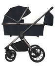 Детская коляска Carrello Optima 2 в 1 CRL-6503/1 цвет Pitch Black Чёрный