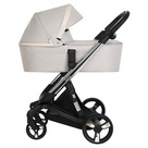 Детская коляска 2 в 1 ibebe i-Stop с электронным тормозом цвет IS12 Beige/Chrome бежевый/рама хром