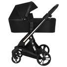 Детская коляска 2 в 1 ibebe i-Stop с электронным тормозом цвет IS15 Black/Black чёрный/чёрная рама