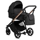 Детская коляска Tutis Mio Plus Termo Black Edition 2 в 1 цвет Rose Gold чёрный на розовом золоте