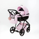 Детская коляска Adamex Quantum Deluxe 2 в 1 цвет Q-SA16 кожа розовый зефир