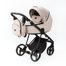 Детская коляска Adamex Blanc 2 в 1 цвет BL-PS18 светло-бежевый+светло-бежевая кожа