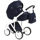 Детская коляска Adamex Luciano 3 в 1 цвет Q5 тёмно-синий