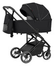 Детская коляска Carrello Alfa Plus 2 в 1 CRL-6507 2024 цвет Midnight Black чёрный