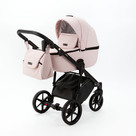 Детская коляска Adamex Nola Deluxe 2 в 1 цвет N-SA15 светло-розовая кожа