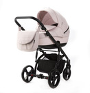 Детская коляска Adamex Lanti 3 в 1 цвет LN-PS26 светло-розовый+светло-розовая кожа