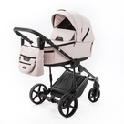 Детская коляска Adamex Zico Deluxe New 2 в 1 цвет ZN-SA15 светло-розовая кожа