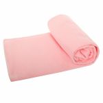 Детское байковое одеяло Ермошка премиум розовое