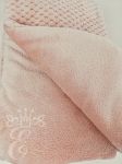 Розовое одеяло-конверт на выписку Elika Baby