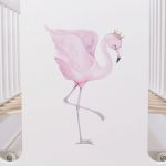 Детская кроватка Топотушки Фламинго с поперечным маятником