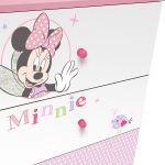 Пеленальный комод Polini kids Disney baby 5090 Минни Маус-Фея белый-розовый