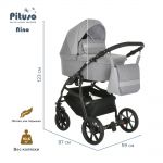 Детская коляска Pituso Nino 2 в 1