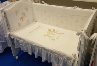 Комплект в кроватку для новорожденного Аист