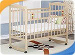 Каталог : Детские кроватки - Кроватки на колесиках