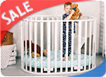 Каталог : Распродажа детских кроватей - Круглые и овальные кроватки