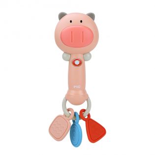 Развивающая игрушка-погремушка Пиги